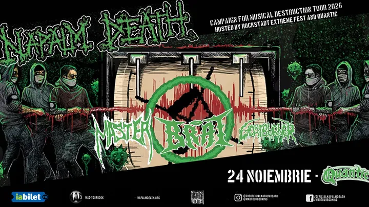 Napalm Death, Master, Brat, Goatburner
